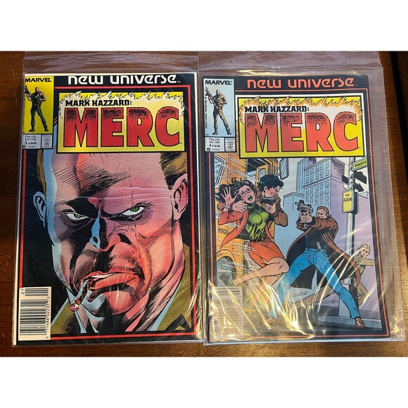 Vintage 1987 New Universe Mark Hazzard :MERC Lot of 6 comic books - Picture 6 of 7